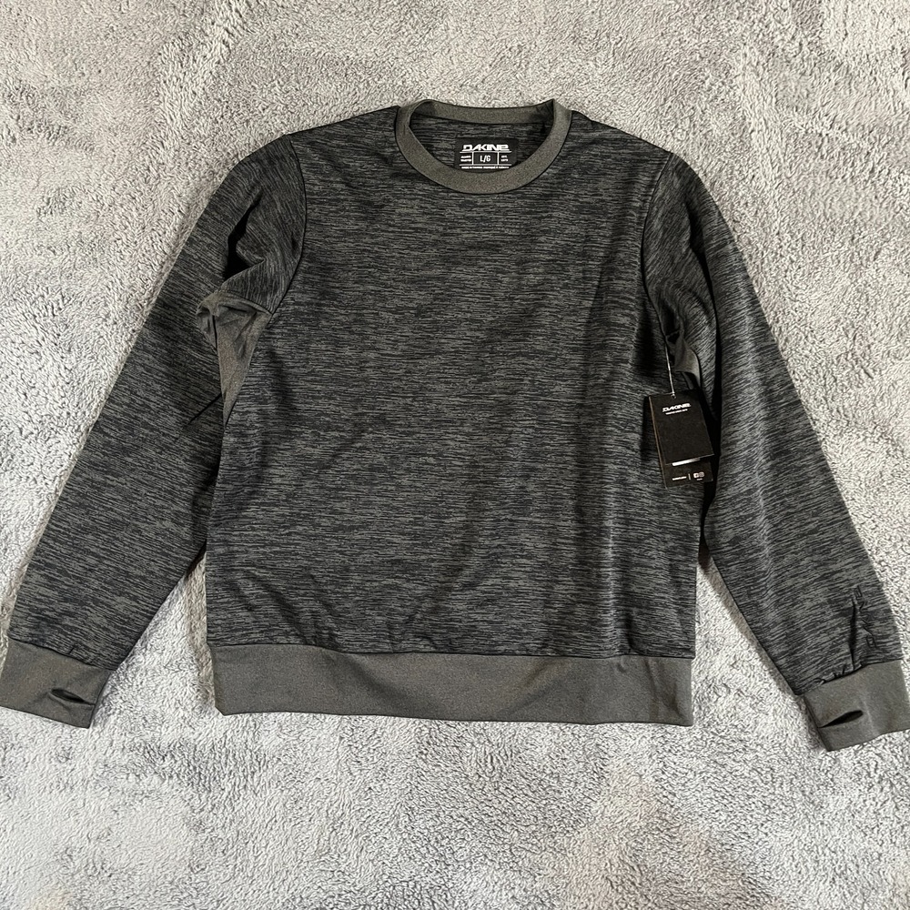Dakine Liberator LW Sweatshirt Women's Large Black Heather Long Sleeve Fleece